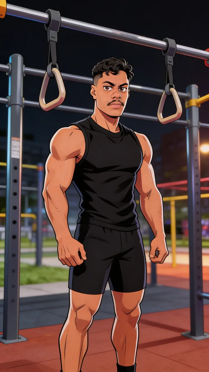 Personagem ilustrado gerado pela Tizze